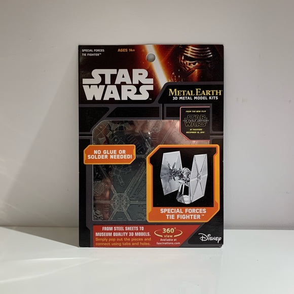 🧩 STAR WARS Special Forces Tie Fighter METAL EARTH 3D Puzzle - Picture 2 of 2